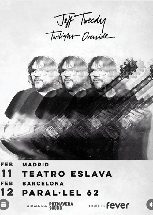 Cartel de Concierto de Jeff Tweedy en Barcelona