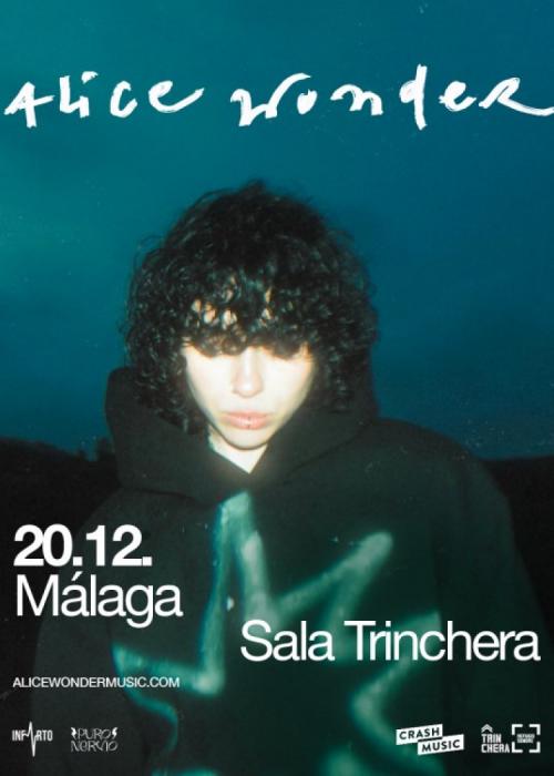 Cartel de Concierto de Alice Wonder en Málaga