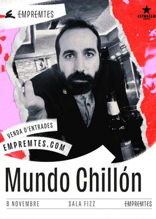 Cartel de Concierto de Mundo Chillón en Barcelona