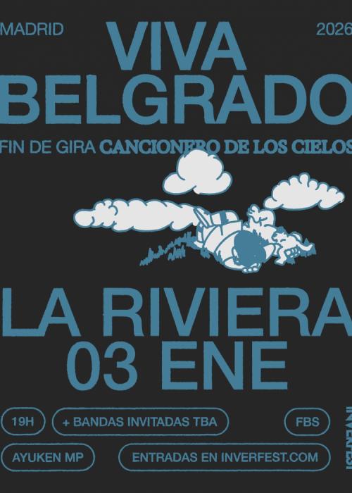 Cartel de Concierto de Viva Belgrado en Madrid