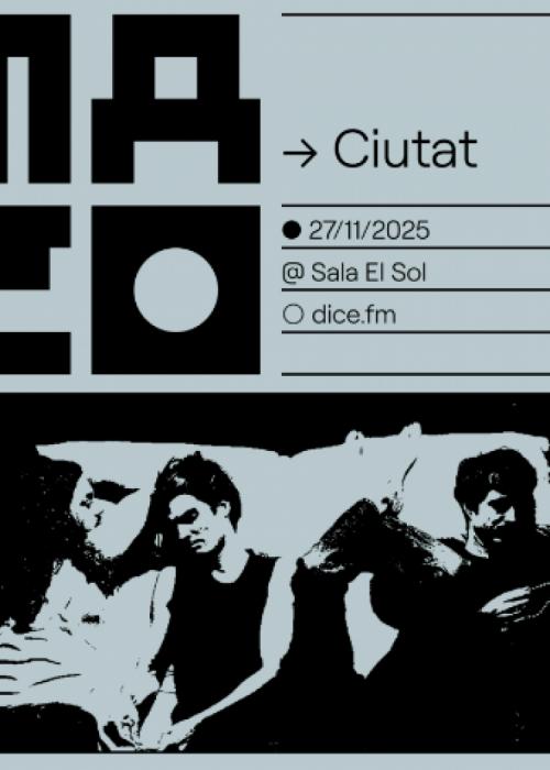 Cartel de Concierto de Ciutat en Madrid