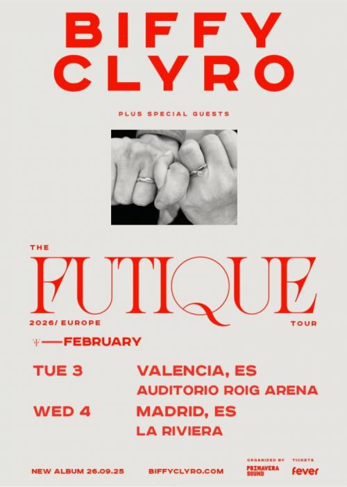 Cartel de Concierto de Biffy Clyro en Valencia