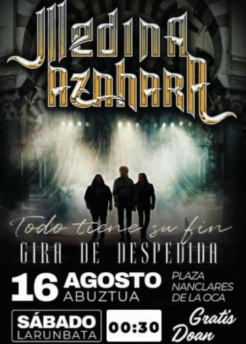 Cartel de Medina Azahara en Nanclares de la Oca