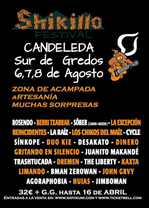 Cartel de Shikillo Festival 2015