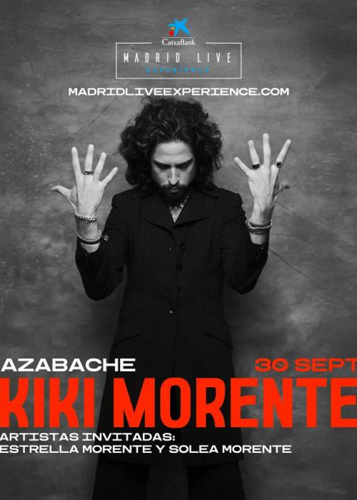Cartel de Concierto de Kiki Morente en Madrid