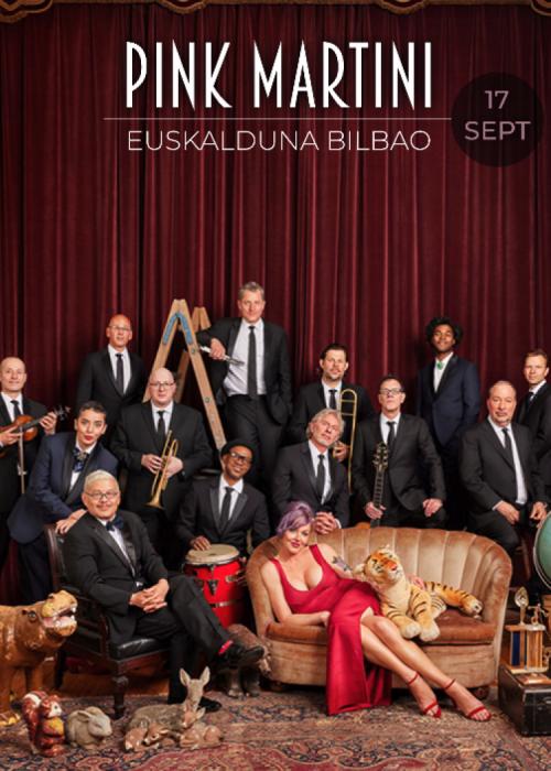 Cartel de Concierto de Pink Martini en Bilbao