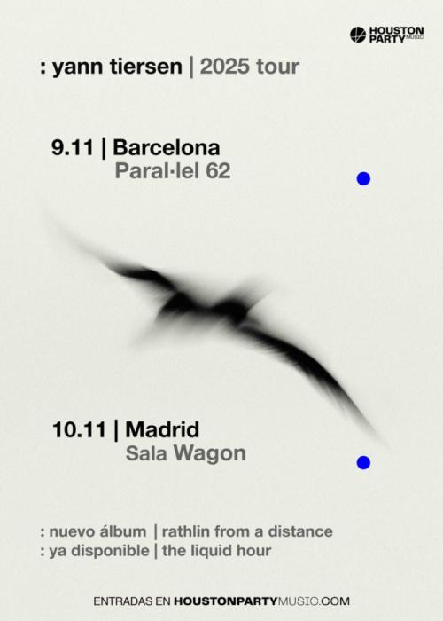 Cartel de Concierto de Yann Tiersen en Madrid