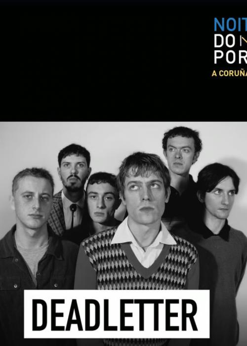 Cartel de Concierto de Deadletter en A Coruña
