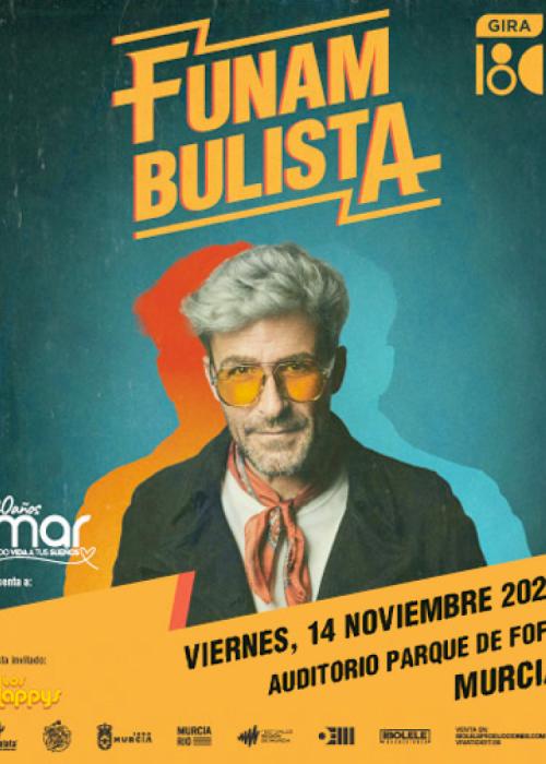 Cartel de Concierto de Funambulista en Murcia