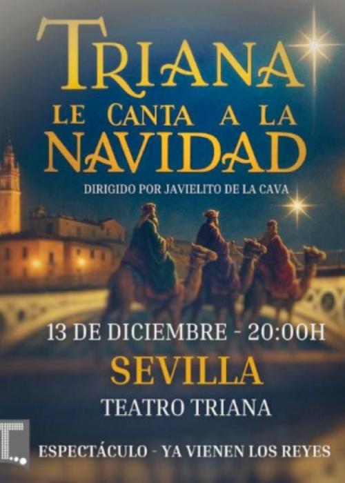 Cartel de Triana le Canta a la Navidad en Sevilla