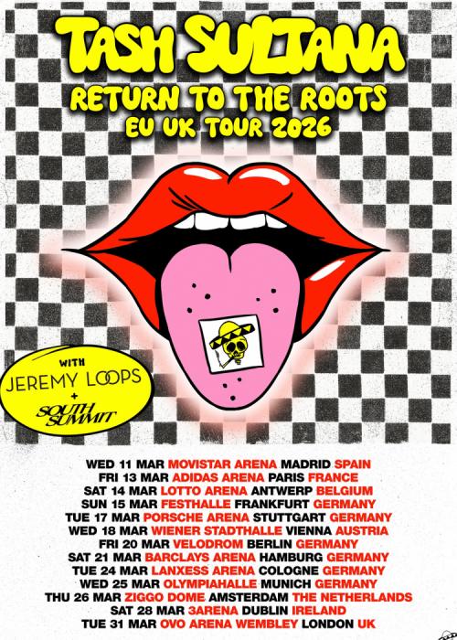 Cartel de Concierto de Tash Sultana en Madrid