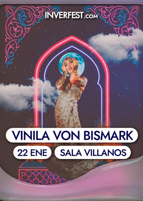 Cartel de Concierto de Vinila Von Bismark en Madrid