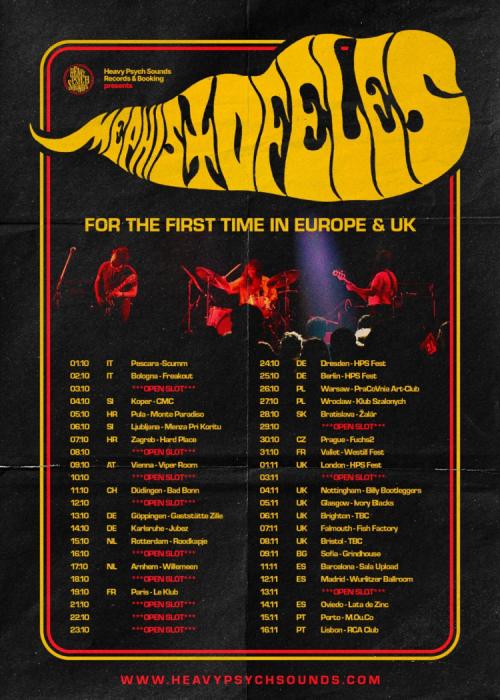 Cartel de Concierto de Mephistofeles en Madrid