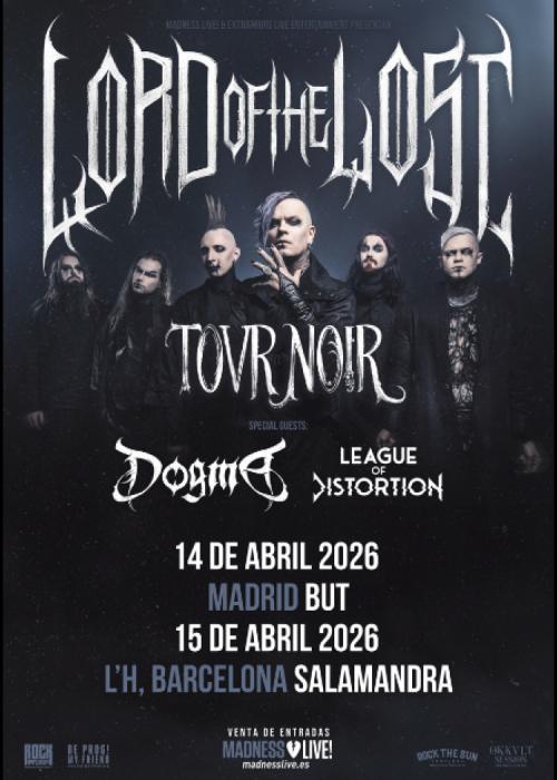 Cartel de Concierto de Lord of the Lost en Madrid