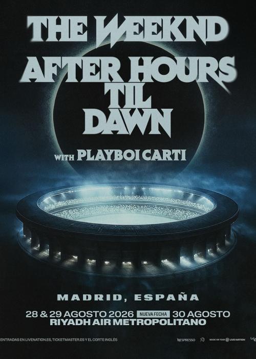 Cartel de Concierto de The Weeknd en Madrid (Segunda Fecha)