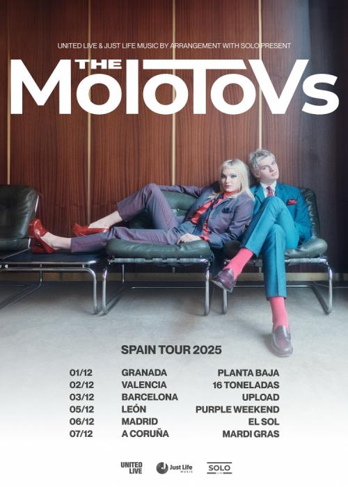 Cartel de Concierto de The Molotovs en Barcelona