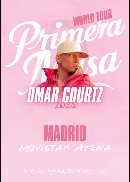 Cartel de Concierto de Omar Courtz en Madrid