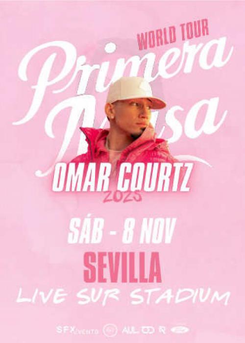 Cartel de Concierto de Omar Courtz en Sevilla