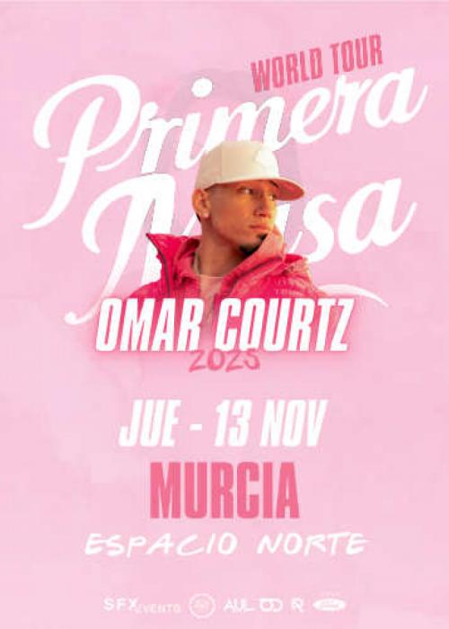 Cartel de Concierto de Omar Courtz en Murcia