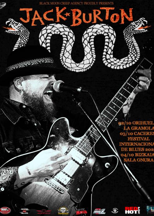 Cartel de Concierto de Jack Burton en Amorebieta
