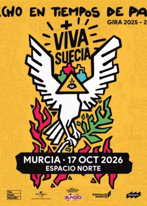 Cartel de Concierto de Viva Suecia en Murcia