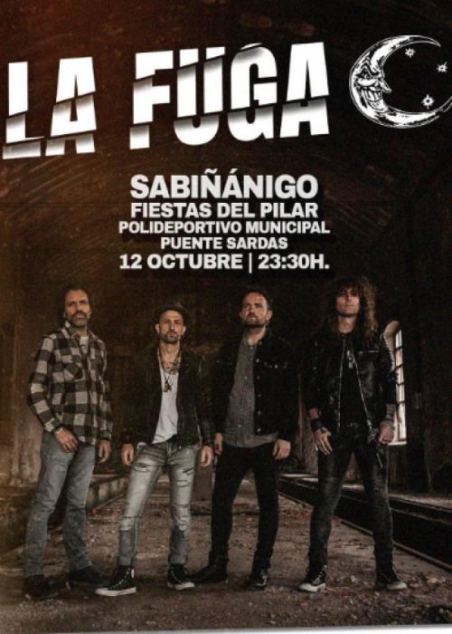 Cartel de Concierto de La Fuga en Sabiñanigo - Huesca