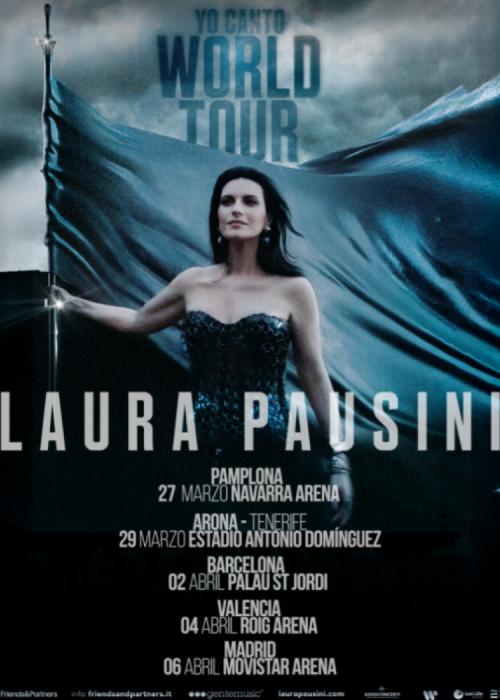 Cartel de Concierto de Laura Pausini en Valencia