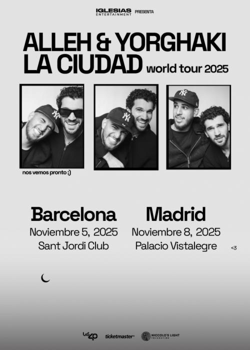 Cartel de Concierto de Alleh & Yorghaki en Madrid