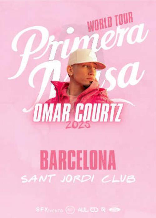 Cartel de Concierto de Omar Courtz en Barcelona (Segunda Fecha)