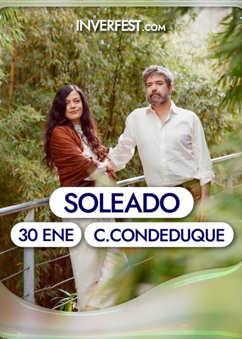 Cartel de Concierto de Soleado en Madrid