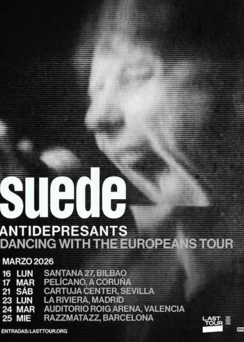Cartel de Concierto de Suede en Bilbao