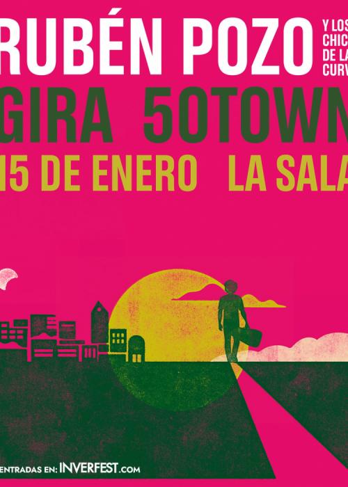 Cartel de Concierto de Rubén Pozo en Madrid