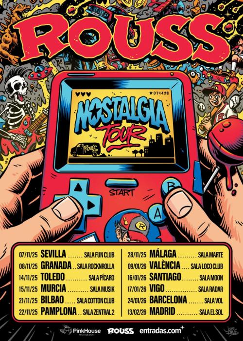 Cartel de Concierto de Rouss en Pamplona