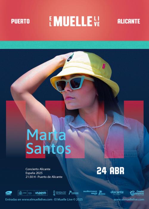 Cartel de Concierto de Marta Santos en Alicante