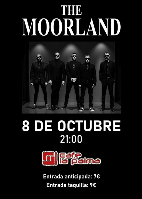 Cartel de Concierto de The Moorland en Madrid