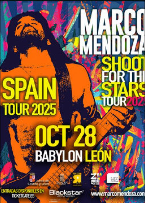 Cartel de Concierto de Marco Mendoza en León