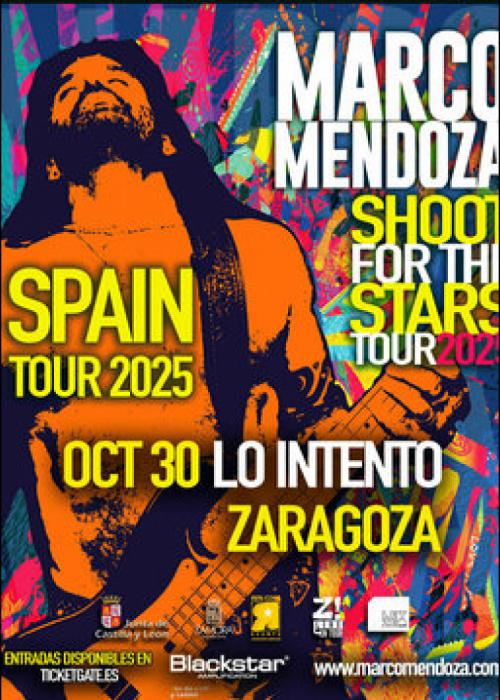 Cartel de Concierto de Marco Mendoza en Zaragoza
