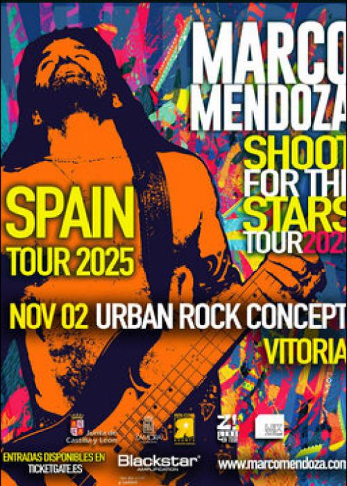 Cartel de Concierto de Marco Mendoza en Vitoria-Gasteiz