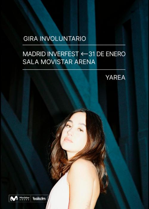 Cartel de Concierto de Yarea en Madrid