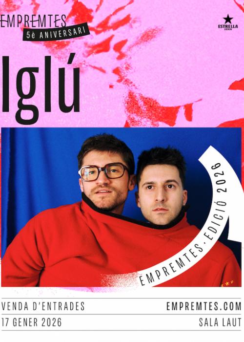 Cartel de Concierto de Iglú en Barcelona