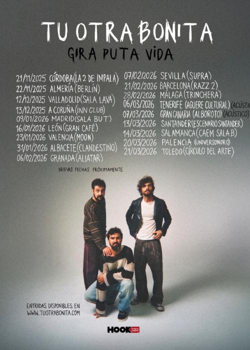 Cartel de Concierto de Tu Otra Bonita en Toledo