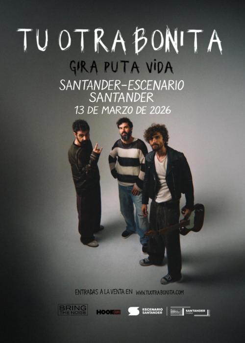 Cartel de Concierto de Tu Otra Bonita en Santander