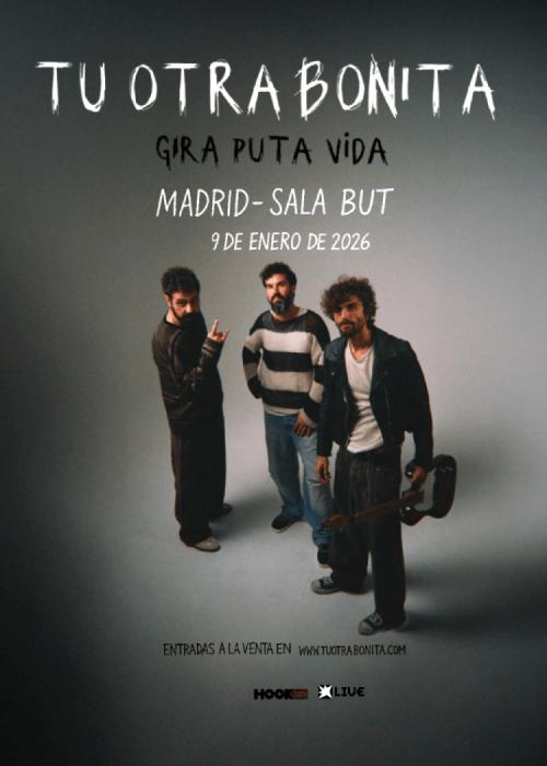 Cartel de Concierto de Tu Otra Bonita en Madrid