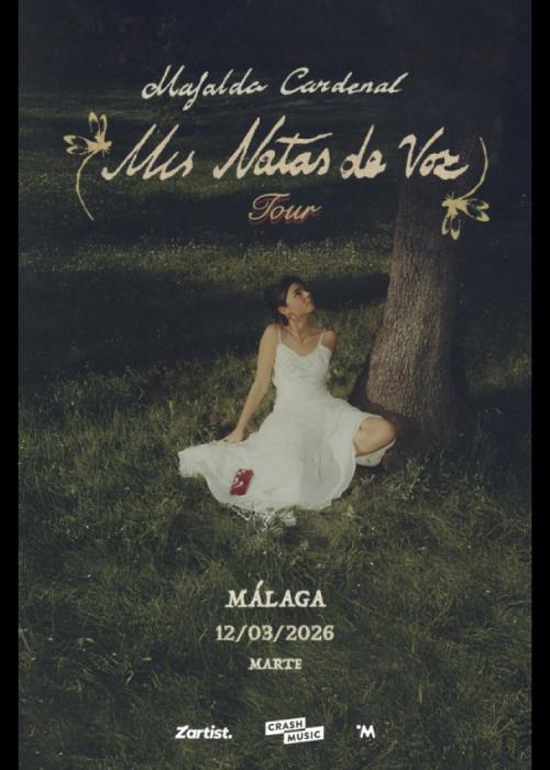 Cartel de Concierto de Mafalda Cardenal en Málaga