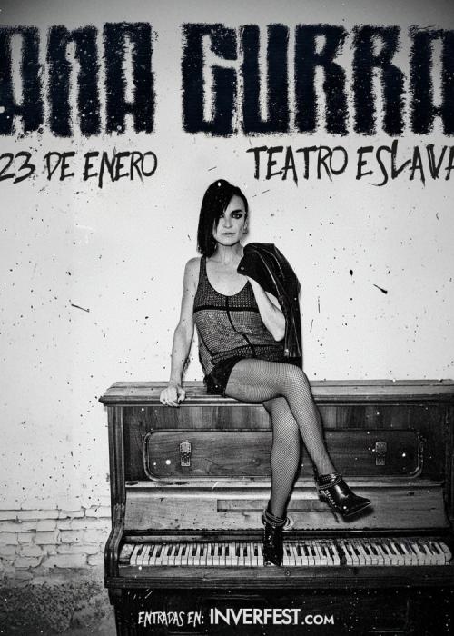 Cartel de Concierto de Ana Curra en Madrid