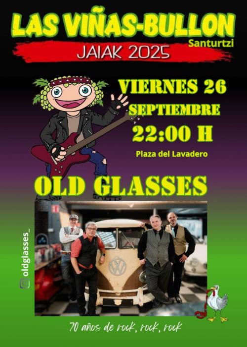 Cartel de OLD GLASSES EN LAS VIÑAS-BULLON