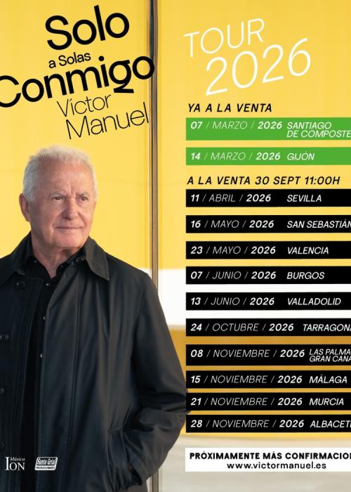 Cartel de Concierto de Victor Manuel en Salamanca