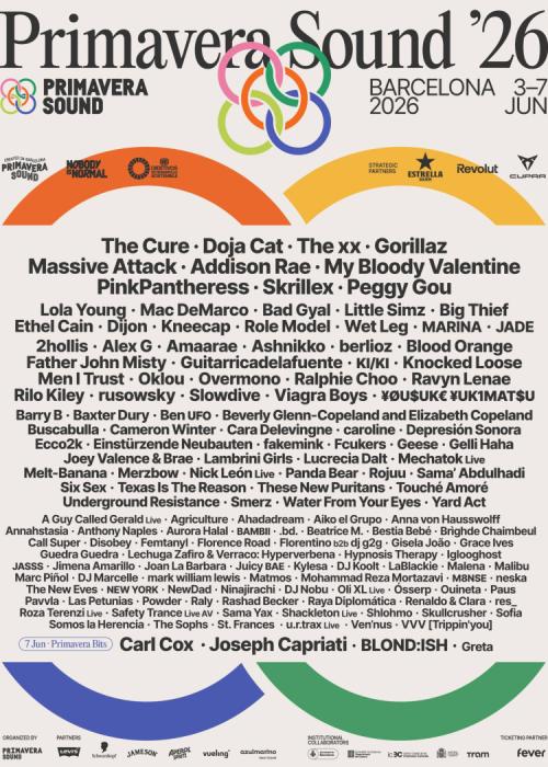 Cartel de Primavera Sound 2026