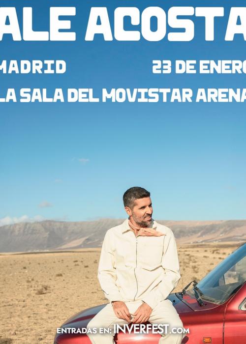 Cartel de Concierto de Ale Acosta en Madrid