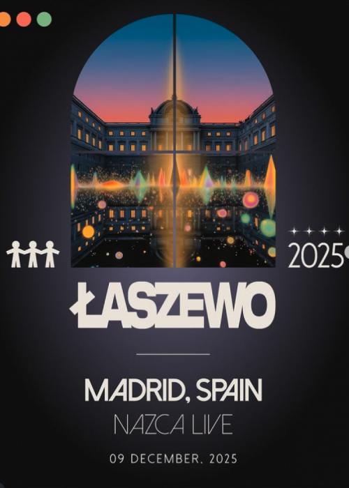 Cartel de Concierto de Łaszewo en Madrid